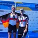  Paul Umbach (l) und Jasmina Bier sorgten im Para-Mixed-Doppelzweier für das erste deutsche EM-Gold.  - Bild: Antonio Calanni/AP/dpa