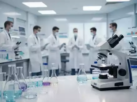 Moderne medizinische Forschungsumgebung in einer Klinik mit Fokus auf wissenschaftliche Exzellenz und Gesundheitswesen. - Foto: über boerse-global.de