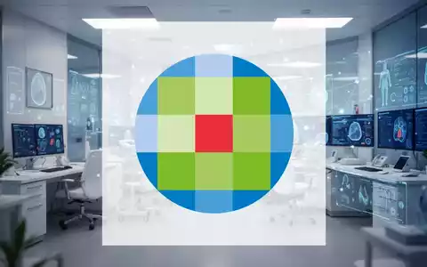 Abstraktes, modernes medizinisches Datennetzwerk in einem professionellen, hellen Klinik-Ambiente. - Foto: über boerse-global.de