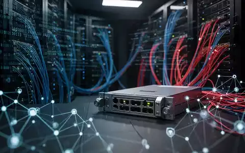 Glühende Glasfaserkabel und digitale Codeknoten, die fortschrittliche staatlich geförderte Cyberangriffs-Infrastruktur darstellen. - Foto: über boerse-global.de