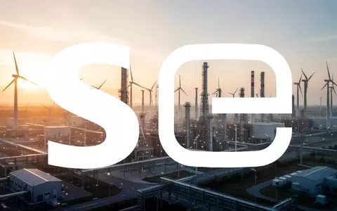 Moderne Energieinfrastruktur bei Sonnenaufgang als Symbol für industrielle Marktstimmung. - Foto: über boerse-global.de