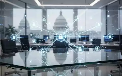 Abstrakte Darstellung digitaler Infrastruktur und Vernetzung für die Modernisierung der deutschen Verwaltung. - Foto: über boerse-global.de