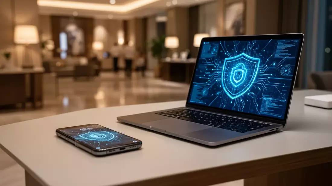 Urlaubszeit als Cyberrisiko: Warnungen zu Hotel-WLAN, Phishing und Diensthandy