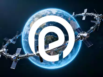 Stilisierte Satelliten im Erdorbit, die ein globales Kommunikationsnetzwerk symbolisieren. - Foto: über boerse-global.de