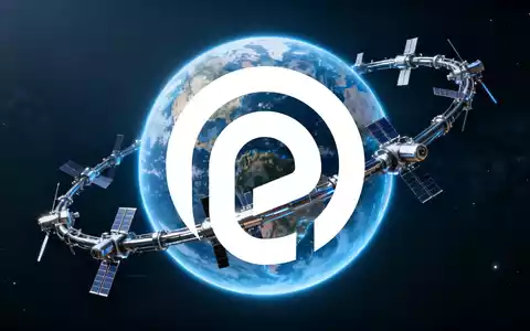 Stilisierte Satelliten im Erdorbit, die ein globales Kommunikationsnetzwerk symbolisieren. - Foto: über boerse-global.de
