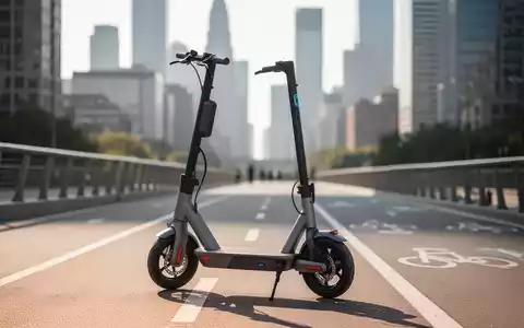 Moderner E-Scooter auf einem städtischen Radweg bei sonnigem Wetter. - Foto: über boerse-global.de
