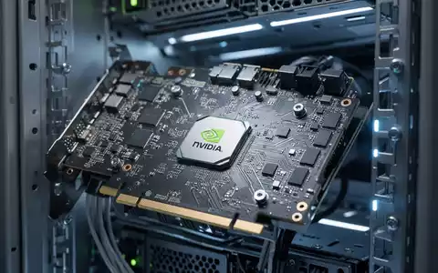 Nahaufnahme einer High-End-NVIDIA-GPU-Leiterplatte in einem modernen Serverrack mit filmischer Beleuchtung. - Foto: über boerse-global.de
