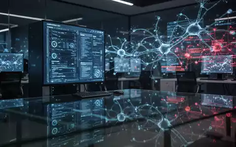 Digitale Sicherheitsinfrastruktur mit abstrakten Datenströmen und Cyber-Abwehr-Visualisierungen in einem modernen Serverraum. - Foto: über boerse-global.de