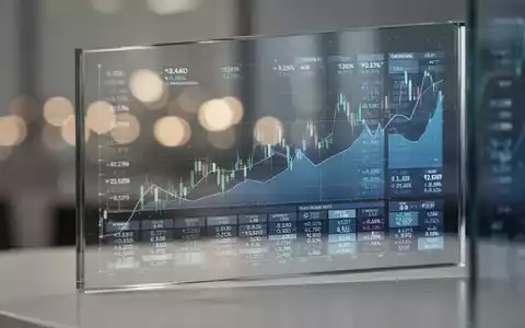 Digitale Finanzmarktdaten auf einem Bildschirm zur Darstellung von Aktienbewegungen. - Foto: über boerse-global.de