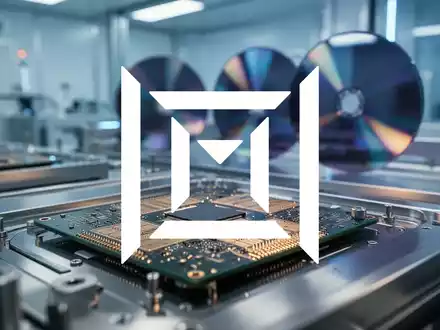 Abstrakte Darstellung einer modernen Halbleiterfertigung mit Fokus auf Mikrochips und hochpräzise Technologie. - Foto: über boerse-global.de