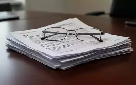 Stapel von Rentenunterlagen und eine Lesebrille auf einem Schreibtisch als Symbol für die Rentendebatte. - Foto: über boerse-global.de