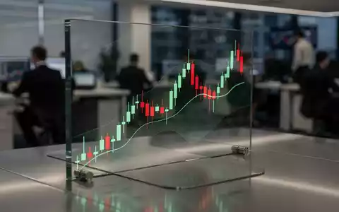 Digitales Börsendiagramm auf einem Monitor in einem modernen Büro - Foto: über boerse-global.de