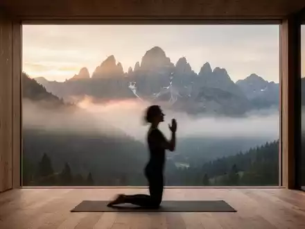 Eine ruhige alpine Berglandschaft bei Sonnenaufgang, die eine Atmosphäre der mentalen Erholung und Achtsamkeit vermittelt. - Foto: über boerse-global.de