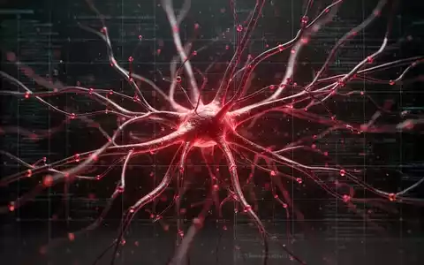 Abstraktes digitales neuronales Netzwerk in Rottönen, das durch ein digitales Raster als Symbol für staatliche Kontrolle wirkt. - Foto: über boerse-global.de