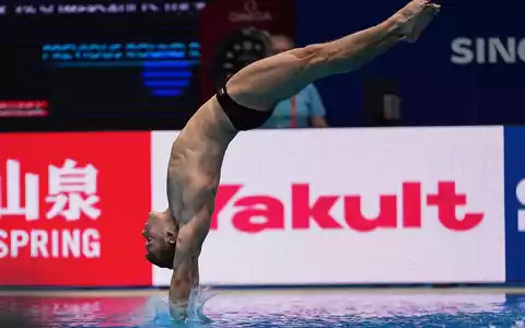  Moritz Wesemann aus Deutschland holte bei der EM wieder Gold vom 1-Meter-Brett. (Archivbild) - Foto: Ng Han Guan/AP/dpa