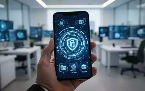 Nahaufnahme eines modernen Smartphones mit Symbolen für digitale Privatsphäre und Datensicherheit auf dem Bildschirm. - Foto: über boerse-global.de