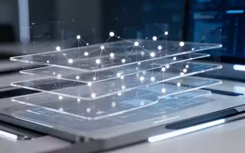 Konzeptionelle Darstellung digitaler Transparenz und KI-Regulierung mit leuchtenden Datenknoten und geschichteten Schnittstellen. - Foto: über boerse-global.de