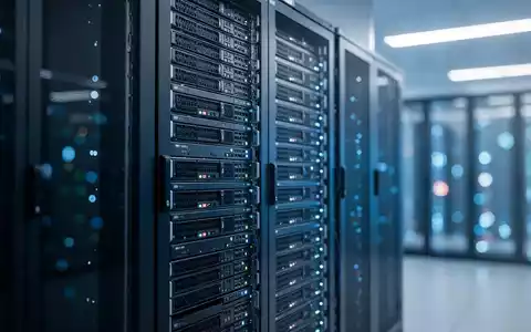 Moderne Serverinfrastruktur in einem Rechenzentrum als Symbol für technologische Optimierung und Blockchain-Effizienz. - Foto: über boerse-global.de