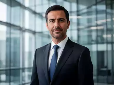 Ein professioneller Finanzmanager im Anzug vor einem modernen Bürogebäude. - Foto: über boerse-global.de