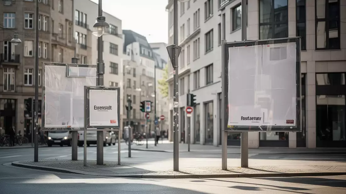 Berliner Wahlkampf startet: 240.000 Plakate ab Sonntag im Stadtbild