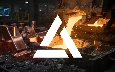 Abstrakte Darstellung von geschmolzenem Kupfer und industriellen Metalltexturen in einer professionellen Umgebung. - Foto: über boerse-global.de