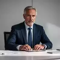 Ein erfahrener Angestellter an einem modernen Schreibtisch in einem professionellen Büroumfeld. - Foto: über boerse-global.de