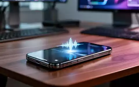 Modernes iPhone mit Musikererkennung auf elegantem Schreibtisch im Büro. - Foto: über boerse-global.de