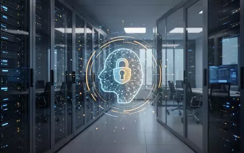 Digitale Schnittstelle in einem modernen Serverraum, die die Regulierung von KI-Modellen durch die US-Regierung symbolisiert. - Foto: über boerse-global.de