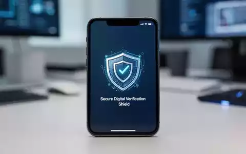 Ein digitales Sicherheitssymbol auf einem Smartphone-Bildschirm als Metapher für die Überprüfung von App-Entwicklern. - Foto: über boerse-global.de