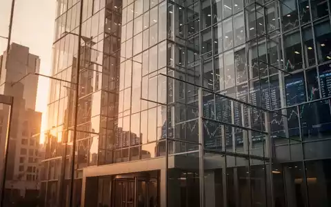 Moderne Glasfassade eines Börsengebäudes bei Sonnenuntergang als Symbol für Transparenz und Finanzmärkte. - Foto: über boerse-global.de