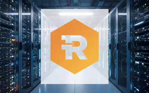 Abstrakte Darstellung eines modernen Rechenzentrums mit leuchtenden Server-Racks in einer professionellen Umgebung. - Foto: über boerse-global.de