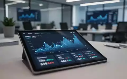 Digitaler Finanzarbeitsplatz mit Tablet, das Wachstumsdiagramme und Zahlungsdaten zeigt. - Foto: über boerse-global.de