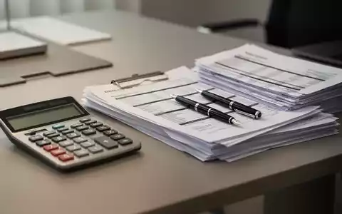 Schreibtisch mit Taschenrechner und Finanzunterlagen als Symbol für staatliche Leistungen und Unterhaltszahlungen. - Foto: über boerse-global.de