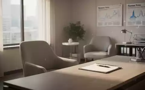 Ein leeres Therapiezimmer mit Schreibtisch und Stuhl in einer modernen Praxis, das die angespannte Versorgungslage symbolisiert. - Foto: über boerse-global.de