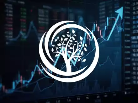 Abstrakte Darstellung eines volatilen und rückläufigen Finanzmarktes in kühlen Blautönen. - Foto: über boerse-global.de