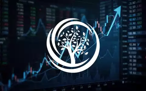Abstrakte Darstellung eines volatilen und rückläufigen Finanzmarktes in kühlen Blautönen. - Foto: über boerse-global.de