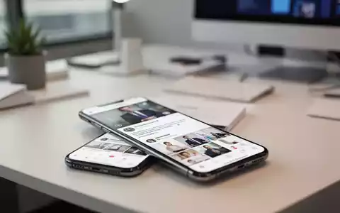 Ein Smartphone zeigt einen professionellen Social-Media-Feed, der den Fokus auf digitale Inhaltsqualität und Moderation hervorhebt. - Foto: über boerse-global.de