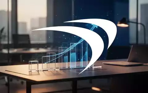 Abstraktes, professionelles Bild eines modernen Arbeitsplatzes bei Morgenlicht, das Wachstum und Innovation symbolisiert. - Foto: über boerse-global.de