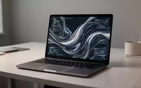 Modernes Laptop auf einem sauberen Schreibtisch, das Windows 11-Systemoptimierung und -Leistung darstellt. - Foto: über boerse-global.de