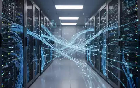 Abstrakte Darstellung einer modernen Cloud-Infrastruktur mit digitalen Datenströmen und Fokus auf Cybersicherheit. - Foto: über boerse-global.de