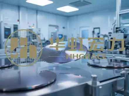 Abstraktes Bild einer modernen Halbleiterfertigung mit Fokus auf Technologie und industrielle Innovation. - Foto: über boerse-global.de