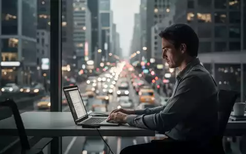 Symbolische Darstellung einer sitzenden Person in einer modernen Büroumgebung zur Visualisierung von Bewegungsmangel. - Foto: über boerse-global.de