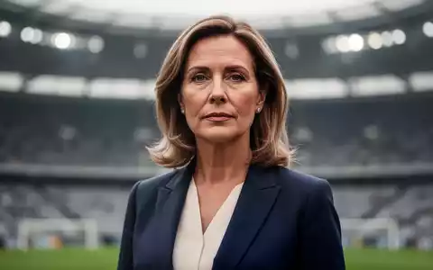 Bundesarbeitsministerin Bärbel Bas bei einem Sommerinterview im Stadion - Foto: über boerse-global.de