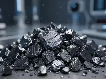 Hochreine Graphitflocken in einer Laborumgebung zur Veranschaulichung der Materialqualität. - Foto: über boerse-global.de