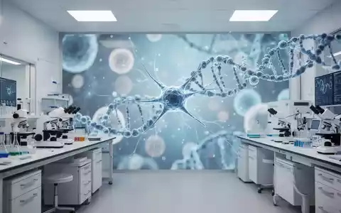 Abstrakte Darstellung von neuronalen Strukturen und medizinischer Forschung in einem modernen Labor. - Foto: über boerse-global.de