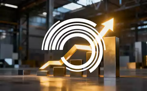 Abstrakte Darstellung von Wachstum und Erfolg im Energiesektor mit goldener Beleuchtung in einer modernen Industrieumgebung. - Foto: über boerse-global.de