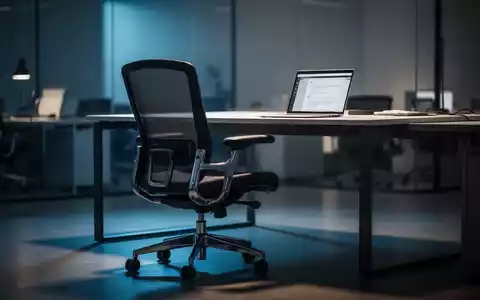 Ein leerer, einsamer Arbeitsplatz in einem modernen Büro symbolisiert Burnout und stressbedingte Arbeitsausfälle. - Foto: über boerse-global.de