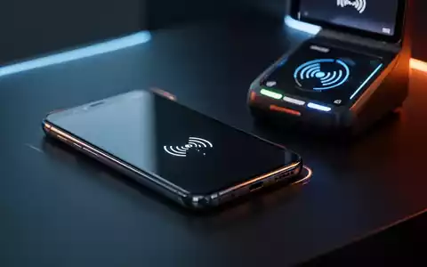 Ein modernes Smartphone liegt neben einem kontaktlosen Zahlungsterminal, Fokus auf der NFC-Schnittstelle des Geräts. - Foto: über boerse-global.de