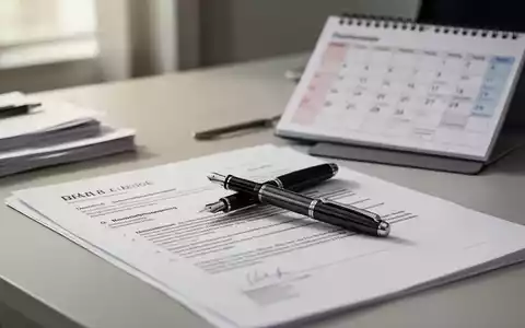 Ein moderner Schreibtisch mit einem Kalender und juristischen Dokumenten zur Arbeitszeitregelung. - Foto: über boerse-global.de