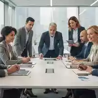 Professionelle Büroumgebung mit Mitarbeitern in einem Workshop für betriebliches Gesundheitsmanagement. - Foto: über boerse-global.de